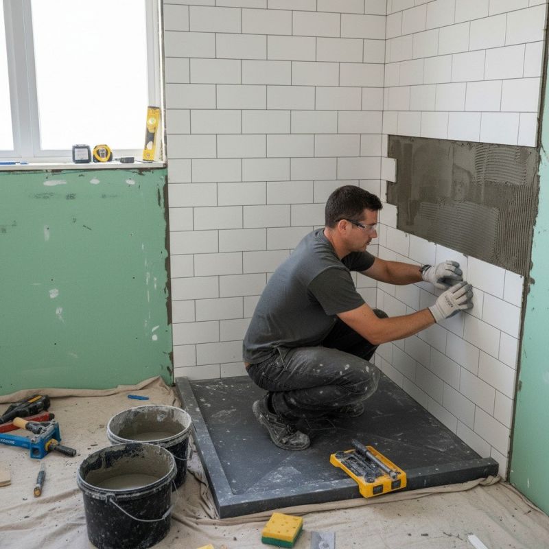 Shower Floor Tiling in Denver County, CO